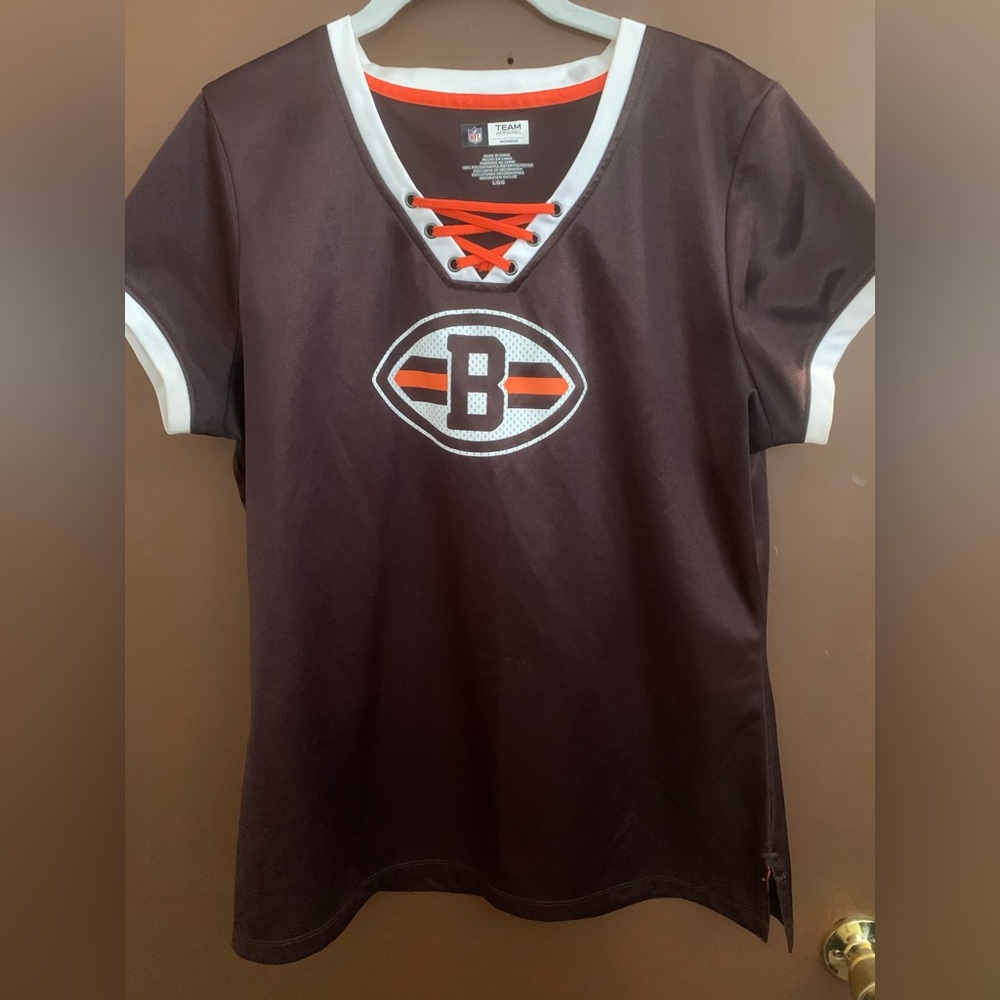 Team Apparel Kids Brown Football Shirt
